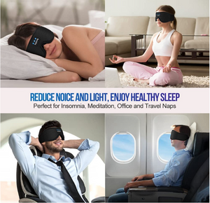 3D Sleeping Eye Mask Headset